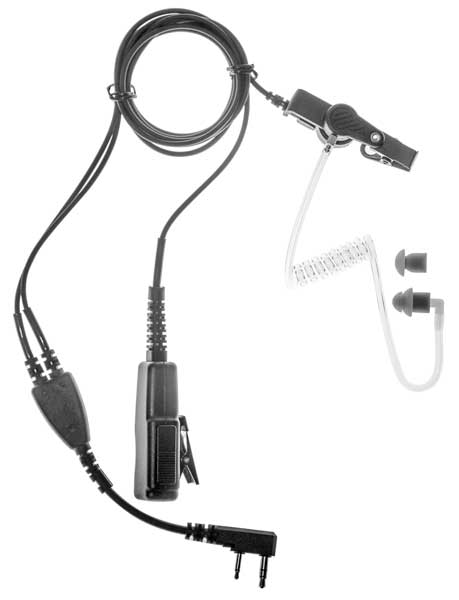Shenfield Communications TWO-WIRE ACOUSTIC TUBE EARPHONE/MICROPHONE