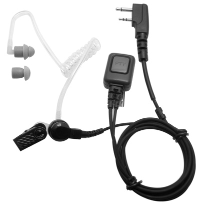 Shenfield Communications ACOUSTIC TUBE EARPHONE/MICROPHONE WITH PTT (ONE WIRE) 